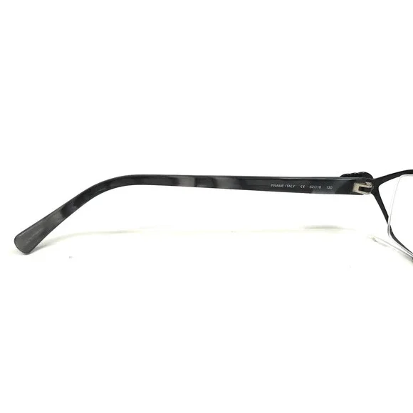 Calvin Klein Eyeglasses Frames 494 599 Black Gray Tortoise Half Rim 52-16-130